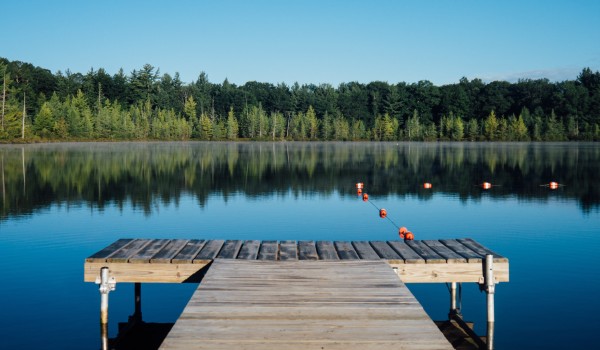 Reflections on a lake